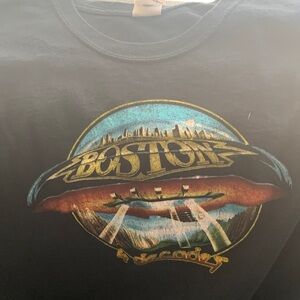 Boston Black Graphic Tee